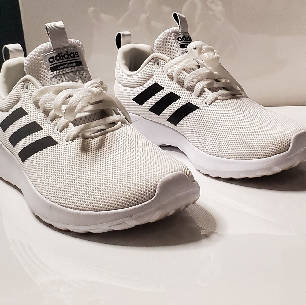 Classic white Adidas